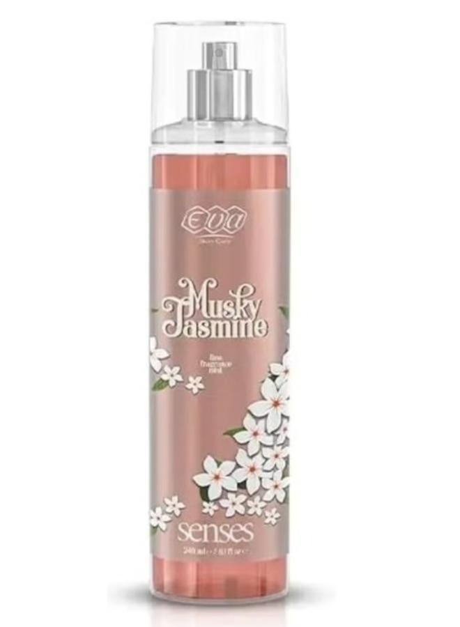 Eva Skin Care Senses Fine Fragrance Mist Musky Jasmine 240 ml - Image 1